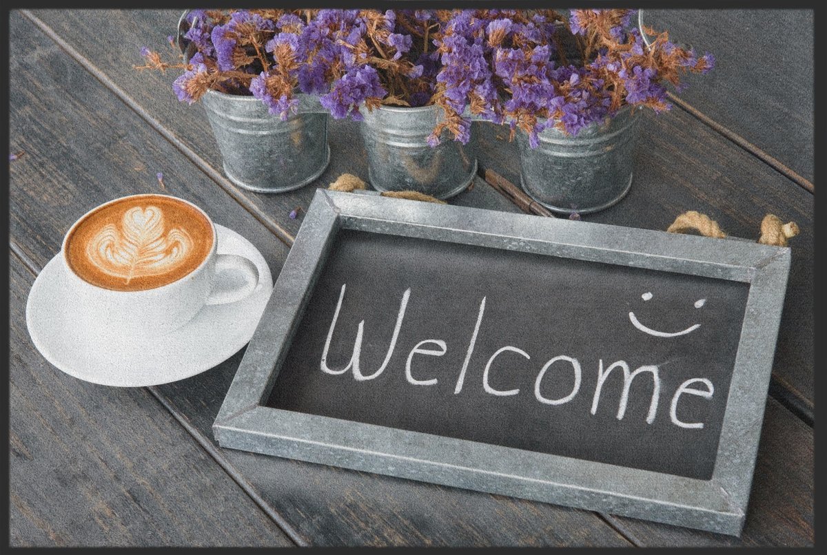 Fussmatte Welcome Cafe 10093 - Fussmattenwelt