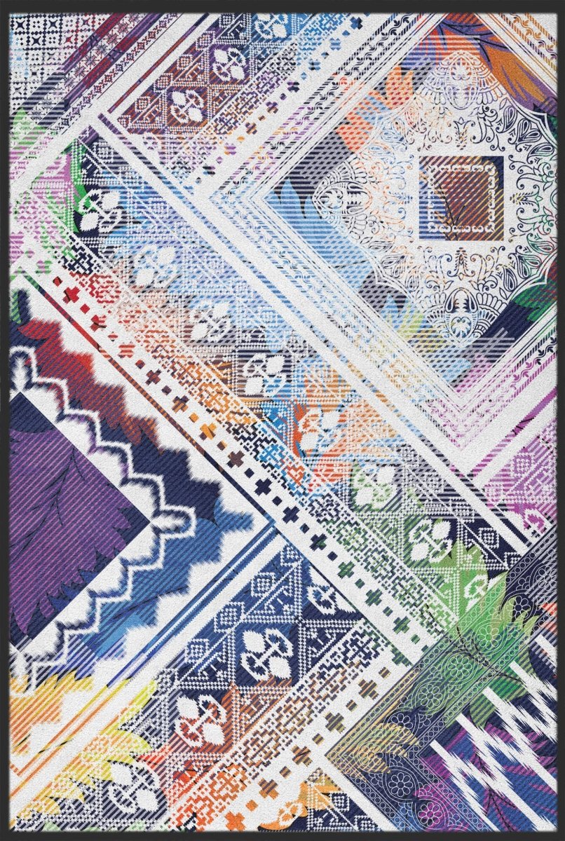 Teppich Patchwork 10119 - Fussmattenwelt