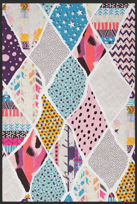 Bild von Teppich Patchwork 10123